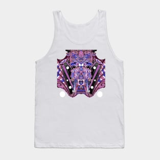 mictlan wallpaper aztec alien pattern of death ecopop Tank Top